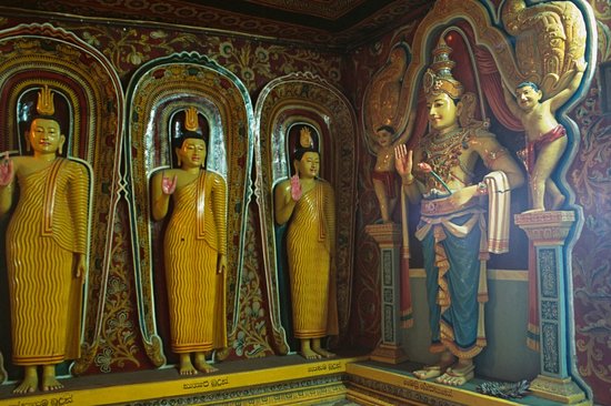 Le temple de Mulkirigala
