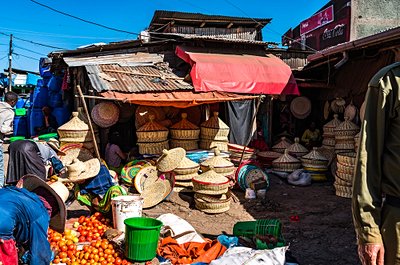 Grand marché d'Addis-Abeba