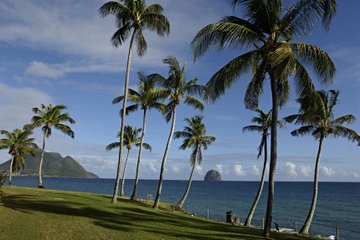 Plage et rocher du Diamant