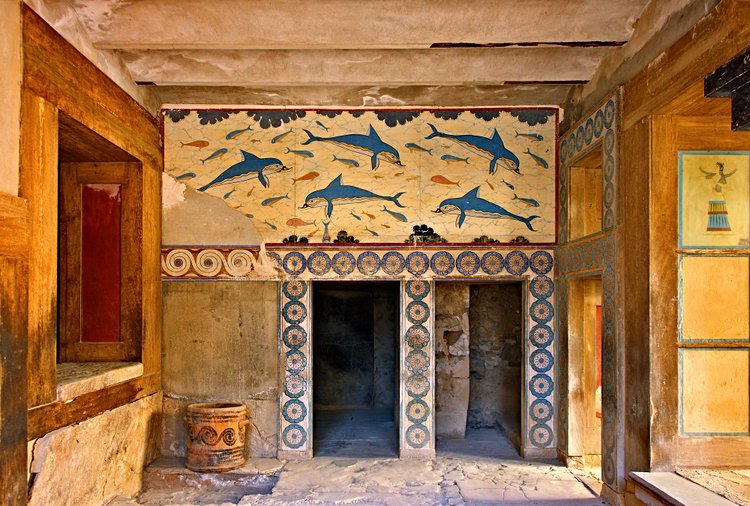 Les vestiges du palais de Cnossos 4