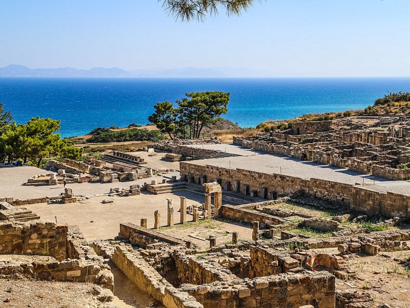 Le site antique de Kamiros et l’acropole de Rhodes