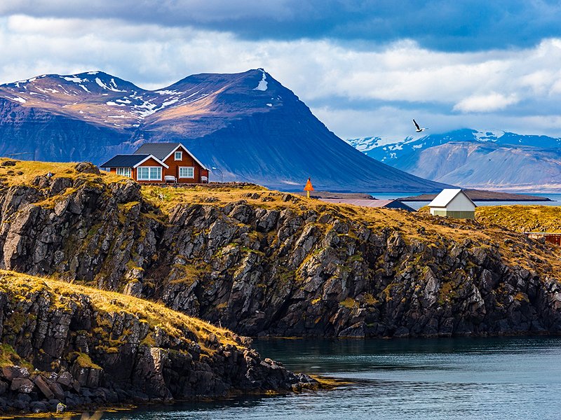 La bibliothèque de l'eau de Stykkisholmur