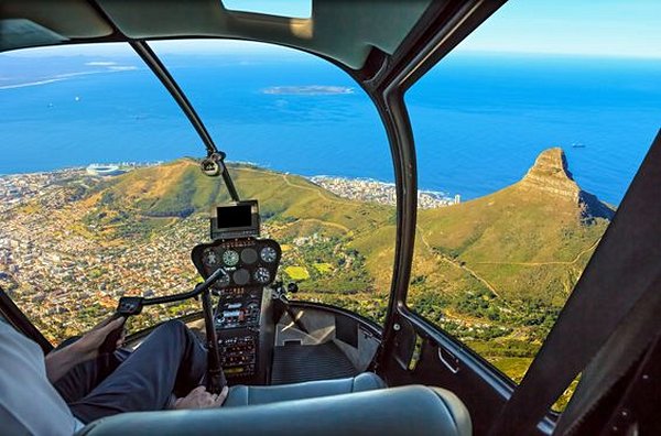 Survoler la ville de Cape Town 