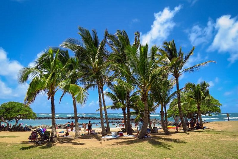 plage Wailua Beach Park - Kauai
