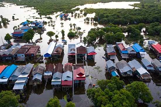 Village flottant de Kampong Phluk