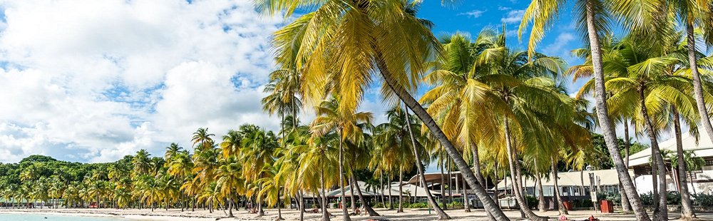 La plage de la Caravelle à Sainte-Anne