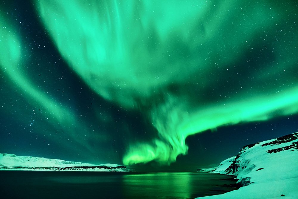 Islande au mois de  janvier