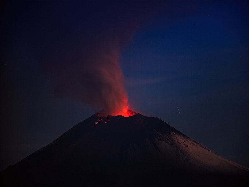 Volcans Popocatépetl et Ixtaccihuatl