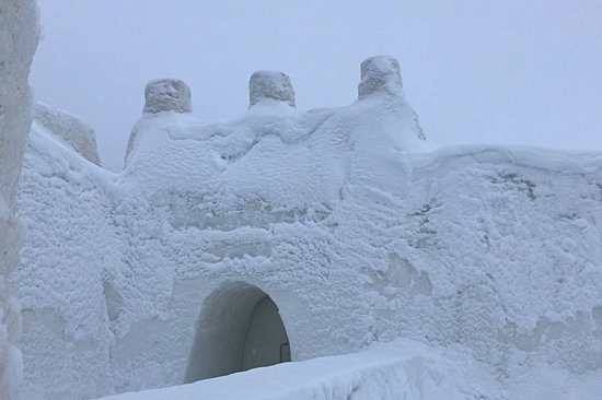 Le château de neige de Kemi