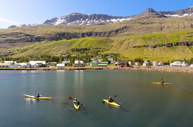Faire du kayak sur le Hornstrandir 