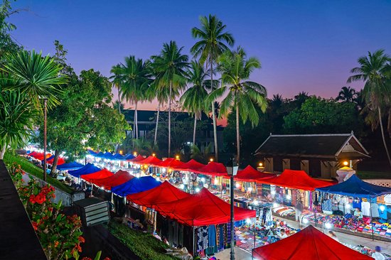 Marché de nuit de Luang Prabang