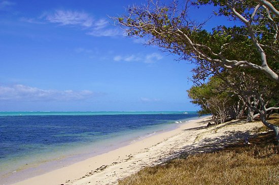 La plage de Poé sur la Grande Terre