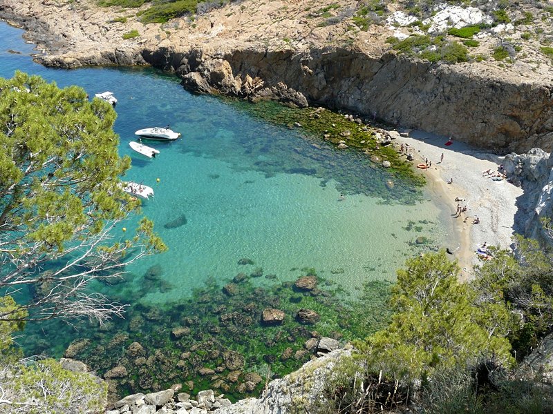 La plage de Sa Tuna à Begur