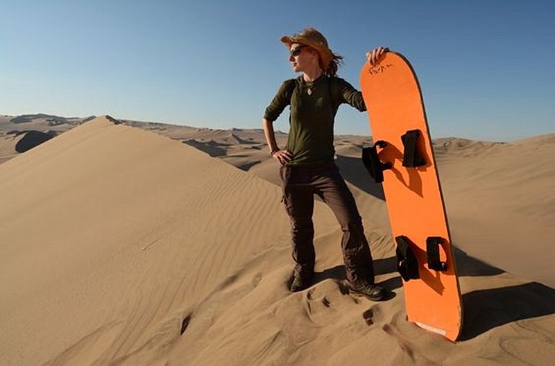 Faire du sandboard