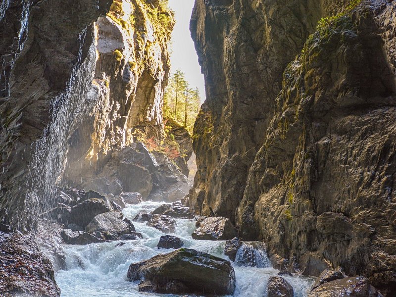 La rando tumultueuse : les gorges de la Partnachklamm