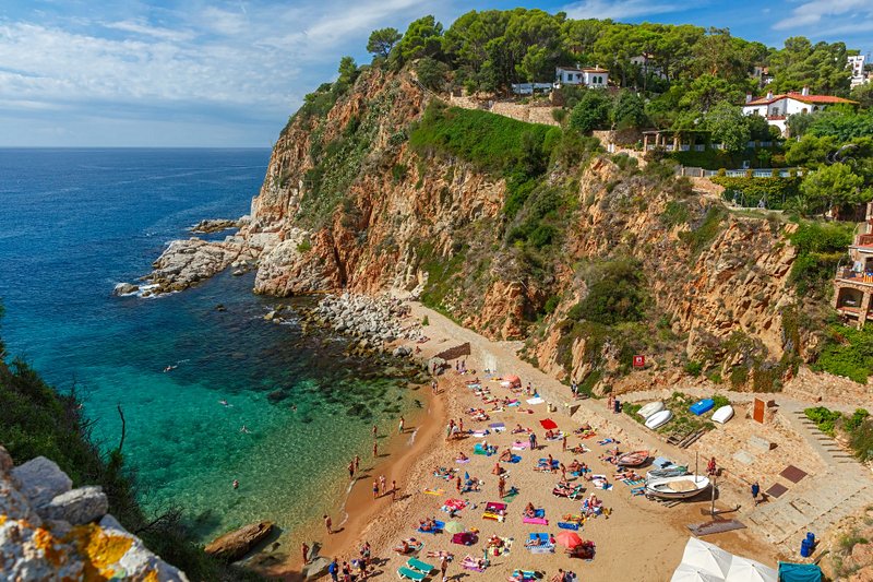 plage La platja d’es Codolar à Tossa