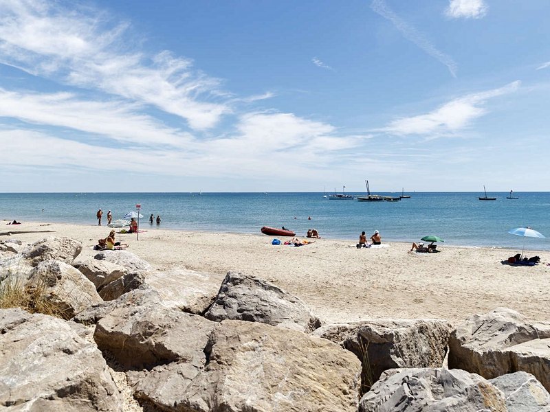 La plage du Pilou à Villeneuve-lès-Maguelone