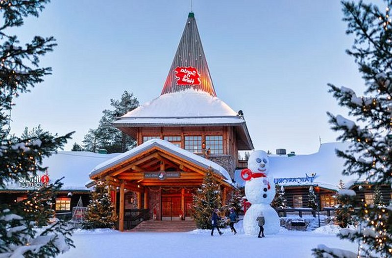 Rencontrer le père Noël à Rovaniemi