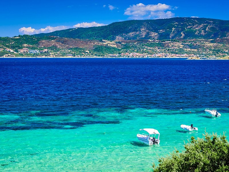 Les plages de la Chalcidique (Grèce continentale)