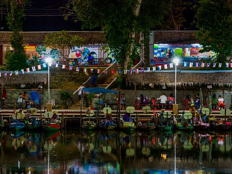 Le marché flottant de Hat Yai