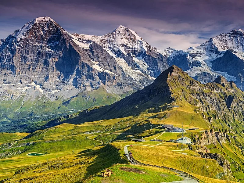 Grindelwald et l'Eiger