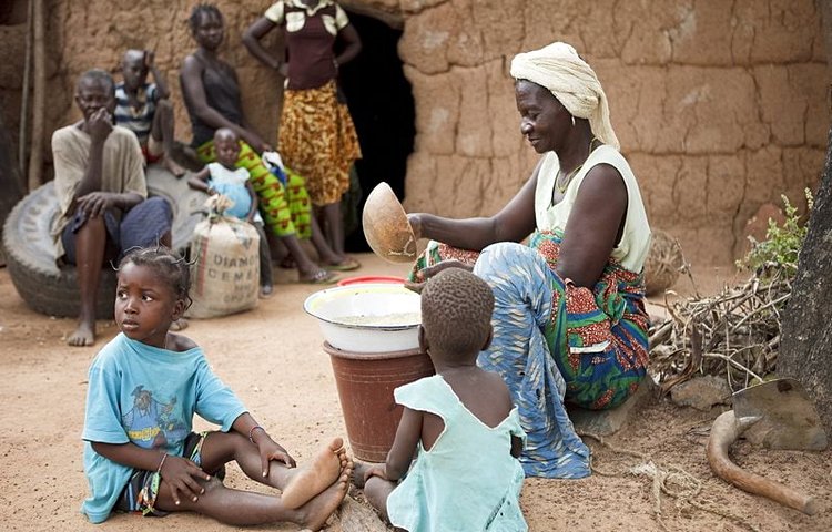 Famille dans le département du Gaoua