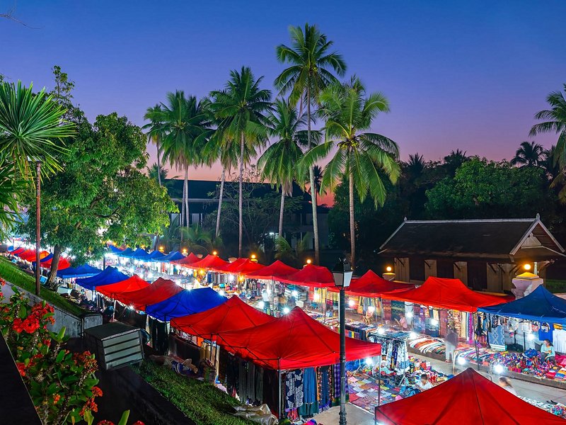 Marché de nuit de Luang Prabang