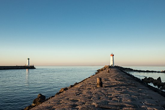La plage de la Tamarissière à Agde