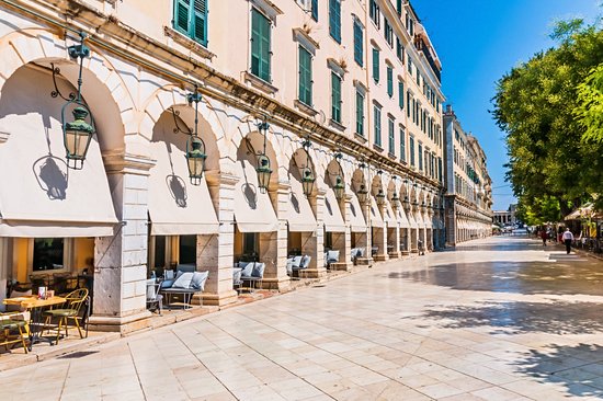 Le centre ville historique de Corfou