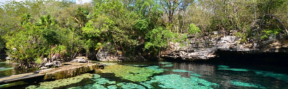 Cenote Azul, en direction de Tulum