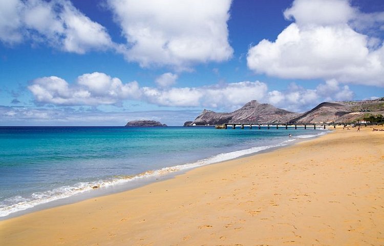 La plage de Porto Santo 