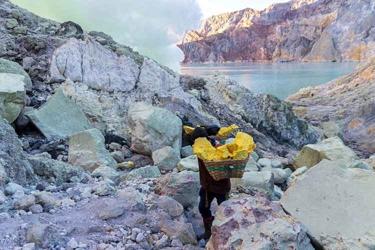 Le volcan Kawah Ijen - Indonésie 3