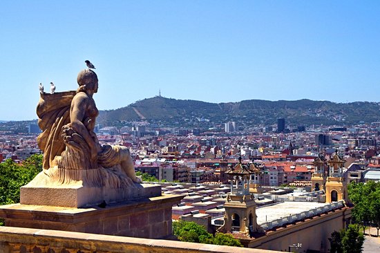 La colline de Montjuic