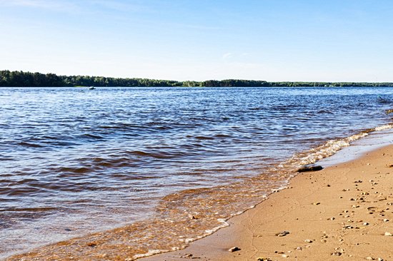 Les plages de la Volga