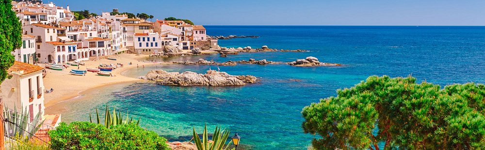 La plage de Calella de Palafrugell
