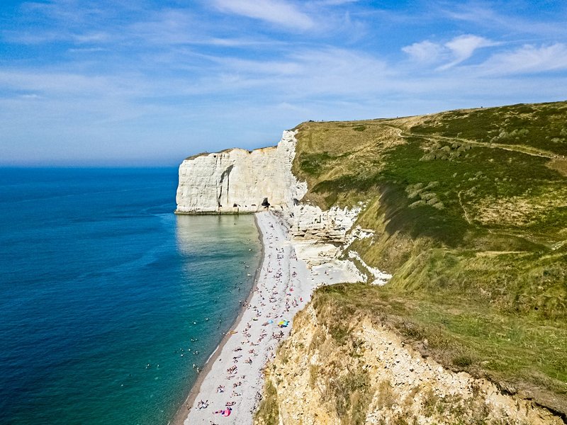 La plage d’Antifer - Le Tilleul
