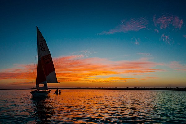Navigation sur la Lagune de Bacalar