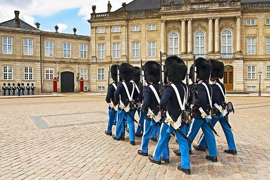 Le palais royal d’Amalienborg