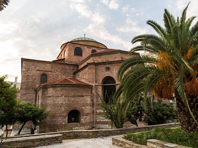 L'église byzantine Saint-Démétrios et la basilique Sainte-Sophie