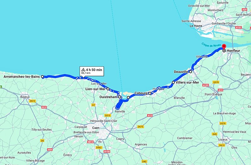itineraire Normandie 4 jours