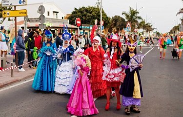 Le carnaval de Fuerteventura, une grande fête qui a lieu en février.