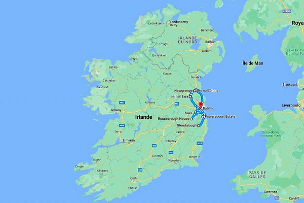 itineraire Irlande 3 jours