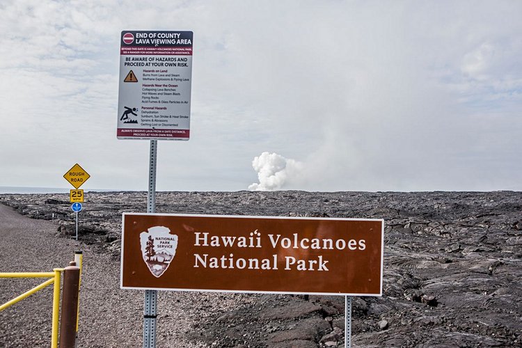 Trajet jusqu'au parc des volcans