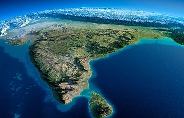 Le Sri Lanka, vue du ciel