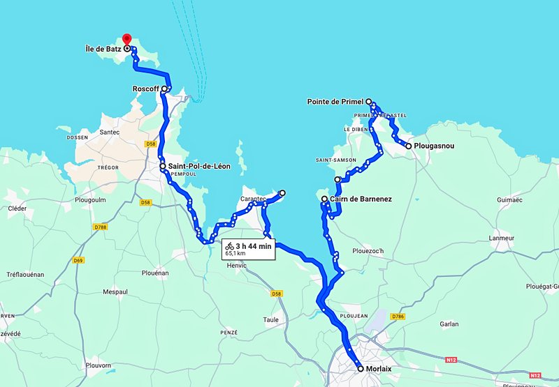 itineraire Bretagne 2 ou 3 jours