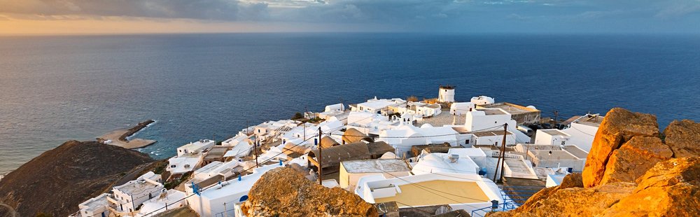 Chora, au centre de l'île