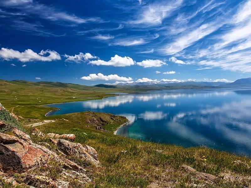 Le lac Song Kul
