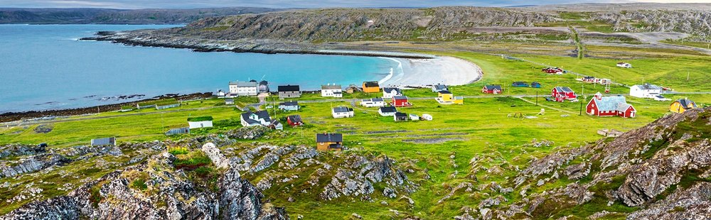 Le village d'Hamningberg