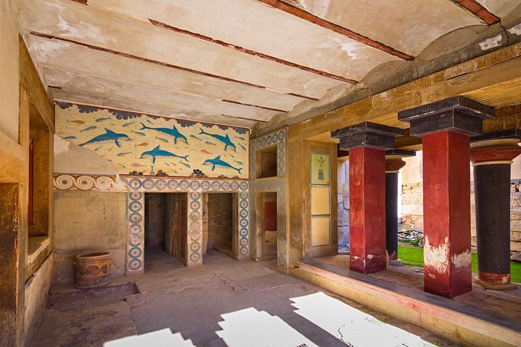 Les vestiges du palais de Cnossos 3