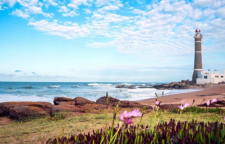 Les côtes près du village de José Ignacio